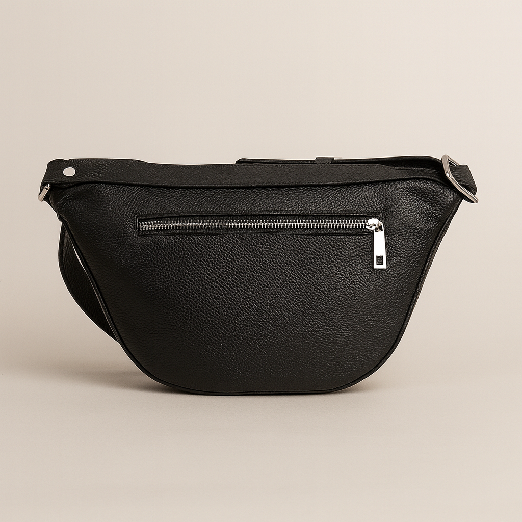 Pegaso D’Oro Black Line – Midjeveske i ekte skinn