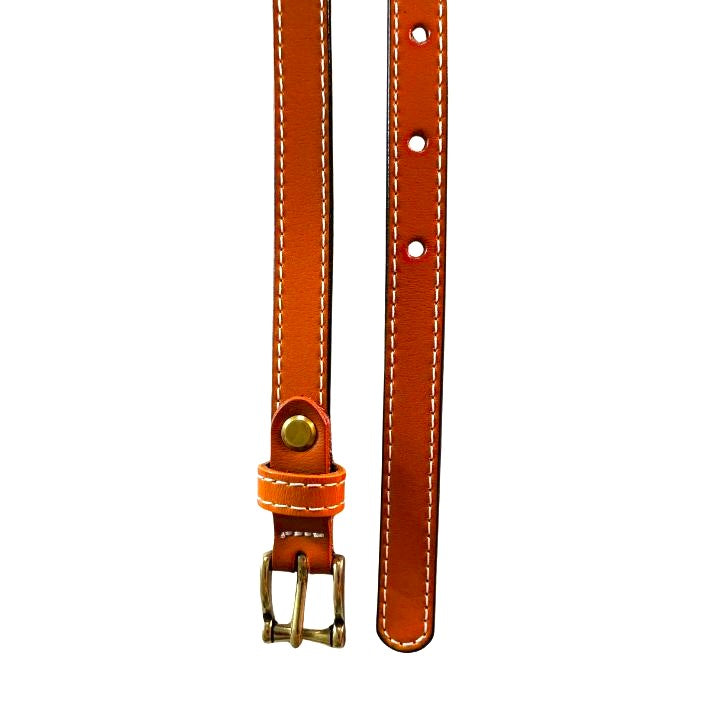 Brunt Skinnbelte til Dame – Elegant & Tidløst