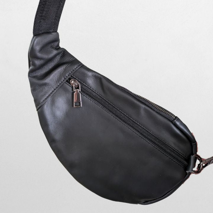 Skulderveske i Mykt Skinn – Crossbody Modell - Gratis Frakt