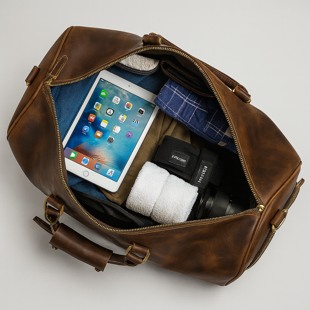 Pegaso D’Oro Weekendbag – Premium skinnbag for reise, trening og hverdag