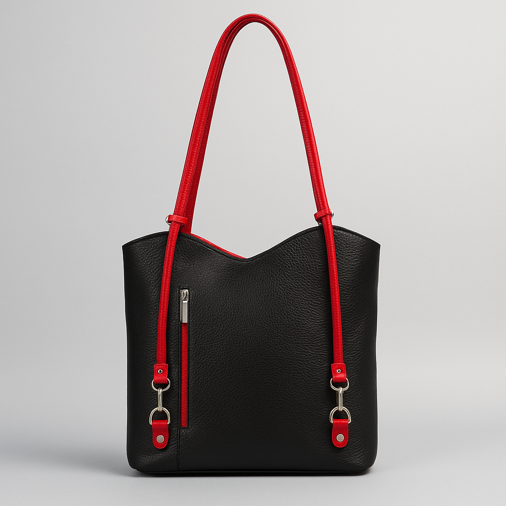 Pegaso D’Oro Black Line – Skinnveske med ryggsekkfunksjon