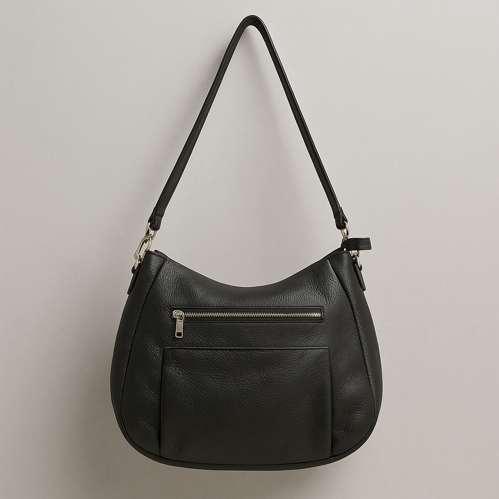 Pegaso D’Oro Black Line – Skulderveske i ekte skinn