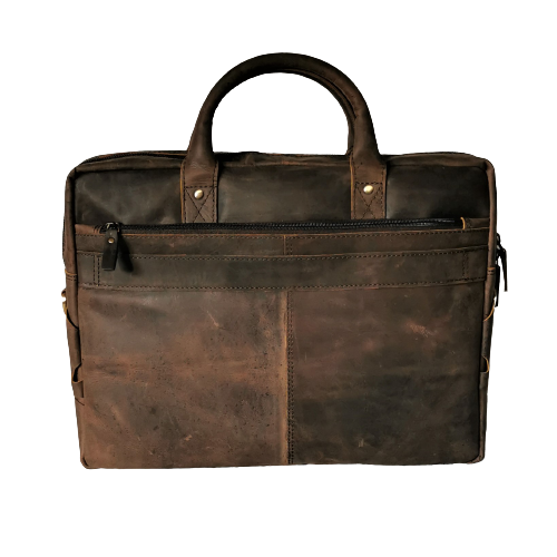 Brun Caveman Skinnveske til Laptop - Zantani.no