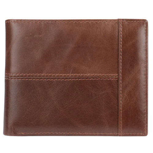 Lommebok i Brunt Skinn fra Pegaso D`Oro - Zantani.no