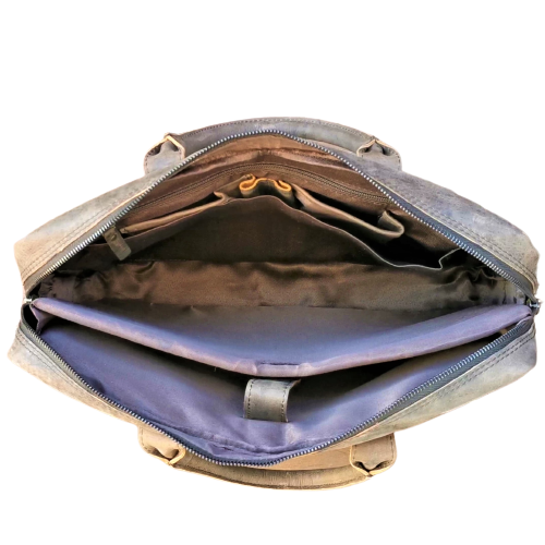 Brun Caveman Skinnveske til Laptop - Zantani.no