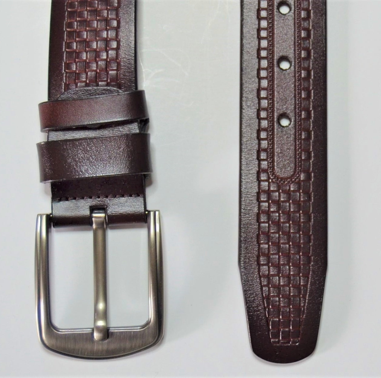 Belte i Brunt Skinn til Herre - Zantani.no