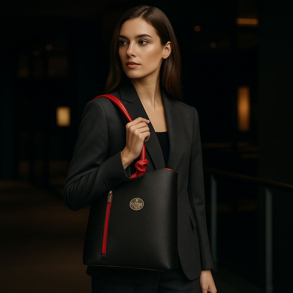 Pegaso D’Oro Black Line – Skinnveske med ryggsekkfunksjon